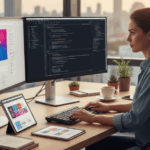 Wie du deine Website endlich KI-ready machst (und warum das 2025 absolut überlebenswichtig ist) webseite erstellen illustration